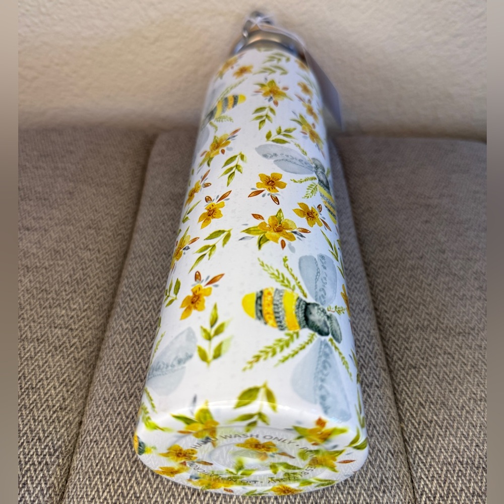 Stainless Steal Tumbler - Bee and Floral Design, 25oz — Primitives By Kathy - Picture 10 of 13
